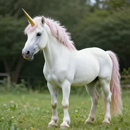 a very realistic unicorn