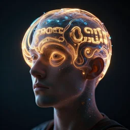 sometimes my mind plays tricks on me,, highly detailed vfx, cinematic, volumetric lighting,