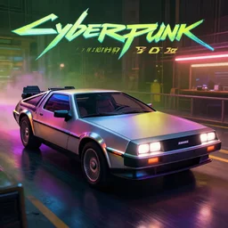 cyberpunk 2 0 2 2 delorean