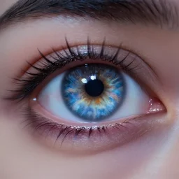 galaxy in the eye 👁️ , high quality, high details, digital art,