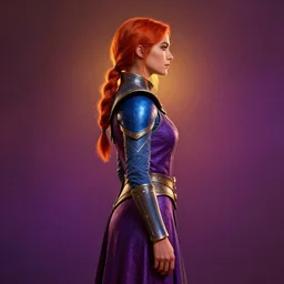 side - profile medium shot portrait, imogen poots paladin, backlit, key lighting, smooth, gaudy colors, unreal engine render, octane render aesthetic, gloomhaven, arcane matte painting concept art, official fanart behance hd artstation by james gilleard, jesper ejsing, lois van baarle, ilya kuvshinov