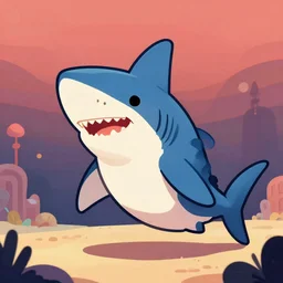 image of anthropomorphic shark