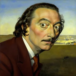 a painting of the meaning of life, surrealist, by salvador dali