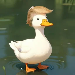 donald trum as a duck