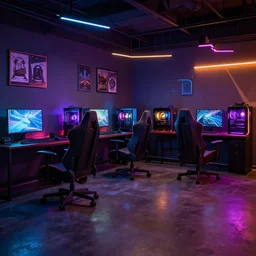 photo of a rgb gaming gym