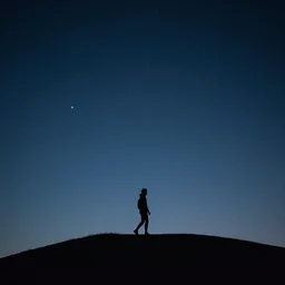 i don't want to go home yet, let me walk to the top of the big night sky