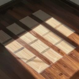 an isometric synthetic floor pattern, oil pastel