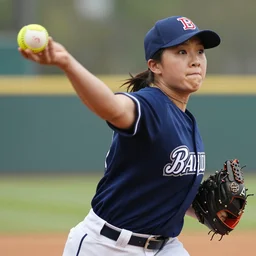 beautiful professional female baseball player mid throw, sweat drops, insane, intricate, highly detailed, smooth, sharp focus, 8k sports photography