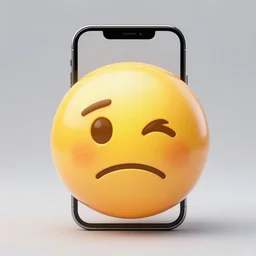 Fear, iPhone emoji, emoticon, rendered in unreal engine, studio lighting, rendered in octane, trending on artstation, artstation 3D, artstation render, artstation unreal engine, 4k, 8k