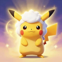 magic background game design with miss pokemon woolly :: painting overlay by beeple by Raffaello Sanzi and Chao Teng Zhao :: centered,pixar and dremwork artstation, smooth, sharp focus, octane render, 3d rim light