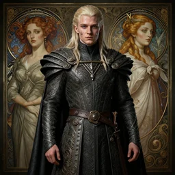 hunter shaffer, traditional clothing, fame of thrones, fibonacci, sweat drops, intricate fashion clothing, insane, intricate, highly detailed, surrealistic, digital painting, artstation, concept art, smooth, sharp focus, illustration, unreal engine 5, 8 k, art by artgerm and greg rutkowski and alphonse mucha