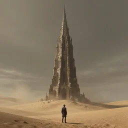 antihero patrick jones rutkowski the last tower. sand. lonely. ominous. artstation 3 8 4 0 x 2 1 6 0