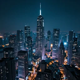 a cyberpunk cityscape