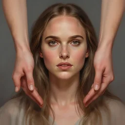 Natalie Portman as a goddess,  only two hands, highly detailed, digital painting, artstation, concept art, smooth, sharp focus, illustration, Unreal Engine 5, 8K, art by art by artgerm and greg rutkowski and edgar maxence