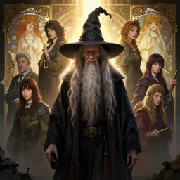 highly detailed portrait of an old witch with long hairs, stephen bliss, unreal engine, fantasy art by greg rutkowski, loish, rhads, ferdinand knab, makoto shinkai and lois van baarle, ilya kuvshinov, rossdraws, tom bagshaw, alphonse mucha, global illumination, radiant light, detailed and intricate environment