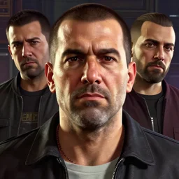 hyperrealistic mixed media image of info wars alex jones wasted in gta v, stunning 3 d render inspired art by xiang duan and thomas eakes and greg rutkowski, perfect facial symmetry, hyper realistic texture, realistic, highly detailed attributes and atmosphere, dim volumetric cinematic lighting, 8 k octane detailed render, post - processing, masterpiece,
