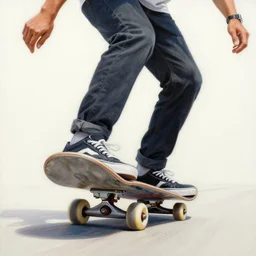 a poster of a person riding a skateboard, an ultrafine detailed painting by petros afshar, behance contest winner, geometric abstract art, reimagined by industrial light and magic, behance hd, anaglyph effect