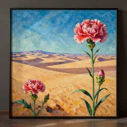 Deserts of dispair by Gustave Dore. Back Glass Painting, Carnation, Encaustic painting ,B-roll ,Establishing shot ,dappled light, Crime scene photography, 8k, VRay, Unreal Engine ,Blender Cycles ,Colorful