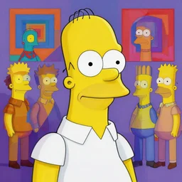 unreal homer simpson by artstation, deviantart, artslant, etsy, pixiv, artfol, artbox, cgsociety, gfxartist, 3 dvf, artful, instagram, pixels, zatista, artpal, guangjian, frank stella, beeple, kuskov, zawadzki, abstract, surrealism, hyperrealism, 4 k