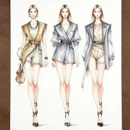 fashion clothes sketch for women 2 0 4 7 edition