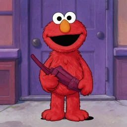 elmo from sesame street by h. p. lovecraft