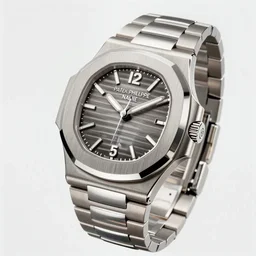 fashion dreamy digital reference of luxury watch patek philippe nautilus reference number 5 7 1 1 / 1 a - 0 1 0, blue dial, drawn by krenz cushart peter mohrbacher norman rockwell michael cheval gerald brom alphonse mucha beautiful detailed watch, french wave