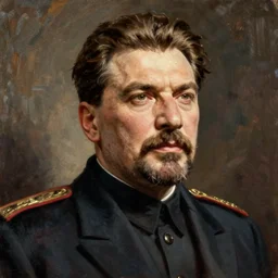 protrait of stalin as unite state's president, oil painting, by hubert van eyck