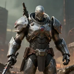 troy siege cyberpunk style, detailed, realistic