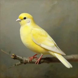 yellow pigeon, painting by cuno amiet