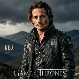 Johnny Depp playing Ned Start in Game of Thrones