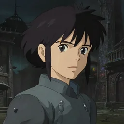 bust prortrait of futuristic character, head and shoulders only, surprising elements, cinematic lighting, dramatic atmosphere, studio lighting delicate features finely detailed perfect art, at an ancient city, gapmoe yandere grimdark, trending on pixiv fanbox, painted by greg rutkowski makoto shinkai takashi takeuchi studio ghibli