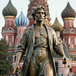 portrait of russia bronze statue, 8 k uhd, unreal engine, octane render in the artstyle of finnian macmanus, john park and greg rutkowski
