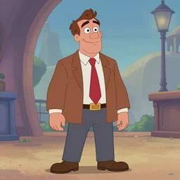Saul Goodman as a disney cartoon