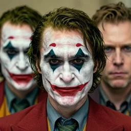 photo of Hugo Weaving as the Joker by Lee Jeffries and Eolo Perfido, head shot, detailed, award winning, Sony a7R, trending on artstation