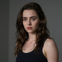 ( photo ) ( emilia clarke ) ( looks like ) ( a ghost in the shell ), realism, photorealism, sony a 7 r