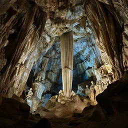 majestic deep cavern landscape, high definition, high detail, 8k, photorealistic,