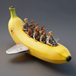 A banana shaped spaceship, concept art by Noah Bradley, Darek Zabrocki, Tyler edlin, Jordan Grimmer, Neil Blevins, James Paick, Natasha Tan, highly detailed, ultra detailed, ultra realistic, trending on artstation