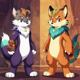 what difference between utpatti - krama with ista - devata, and the furry fandom and fursona? do not both wipe the canvas of reality clean? are not both the self - identified transcendent? are not both i / not - i? 🕉☸ 🌈