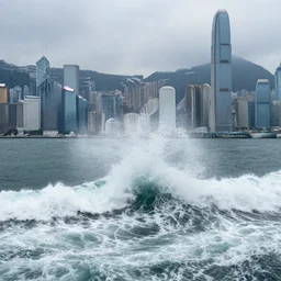 tsunami approaching hong kong, associated press