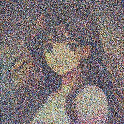 a girl ,fantastic lighting, pixel art, high detail , 16 bits, 2d,pointillisme