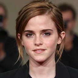 Emma Watson modeling for Gucci, (EOS 5DS R, ISO100, f/8, 1/125, 84mm, postprocessed, crisp face, pores, facial features)