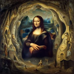 The cavern of endless dreams, italian futurism, Dan Mumford, da vinci