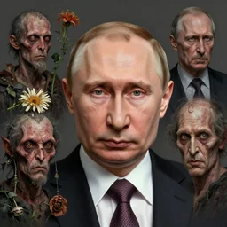 vladimir putin, prehistoric unga bunga, macabre, by donato giancola and greg rutkowski and wayne barlow and zdzisław beksinski, realistic face, digital art