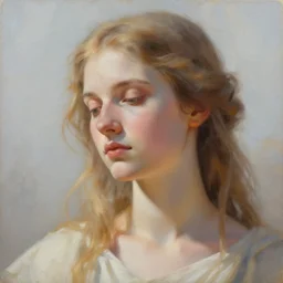 goddess of peace. portrait. bright atmospheric lighting. highly detailed painting by greg rutkowski.