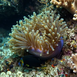 anemone, fish, coral, reef, olympus photography