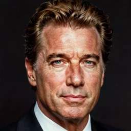 portrait of hero arnold schwarzenegger by frank frazetta