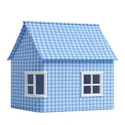 a gingham house