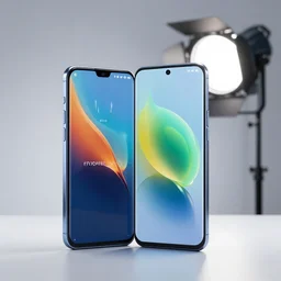 android phones, product picture, modern, studio, studio light