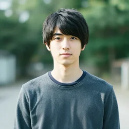 portrait photography of japanese young man, taken at 2 0 2 0