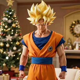 george michael goes super saiyan during the last christmas music video